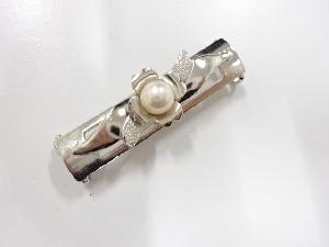 アンティーク　パール　帯留め